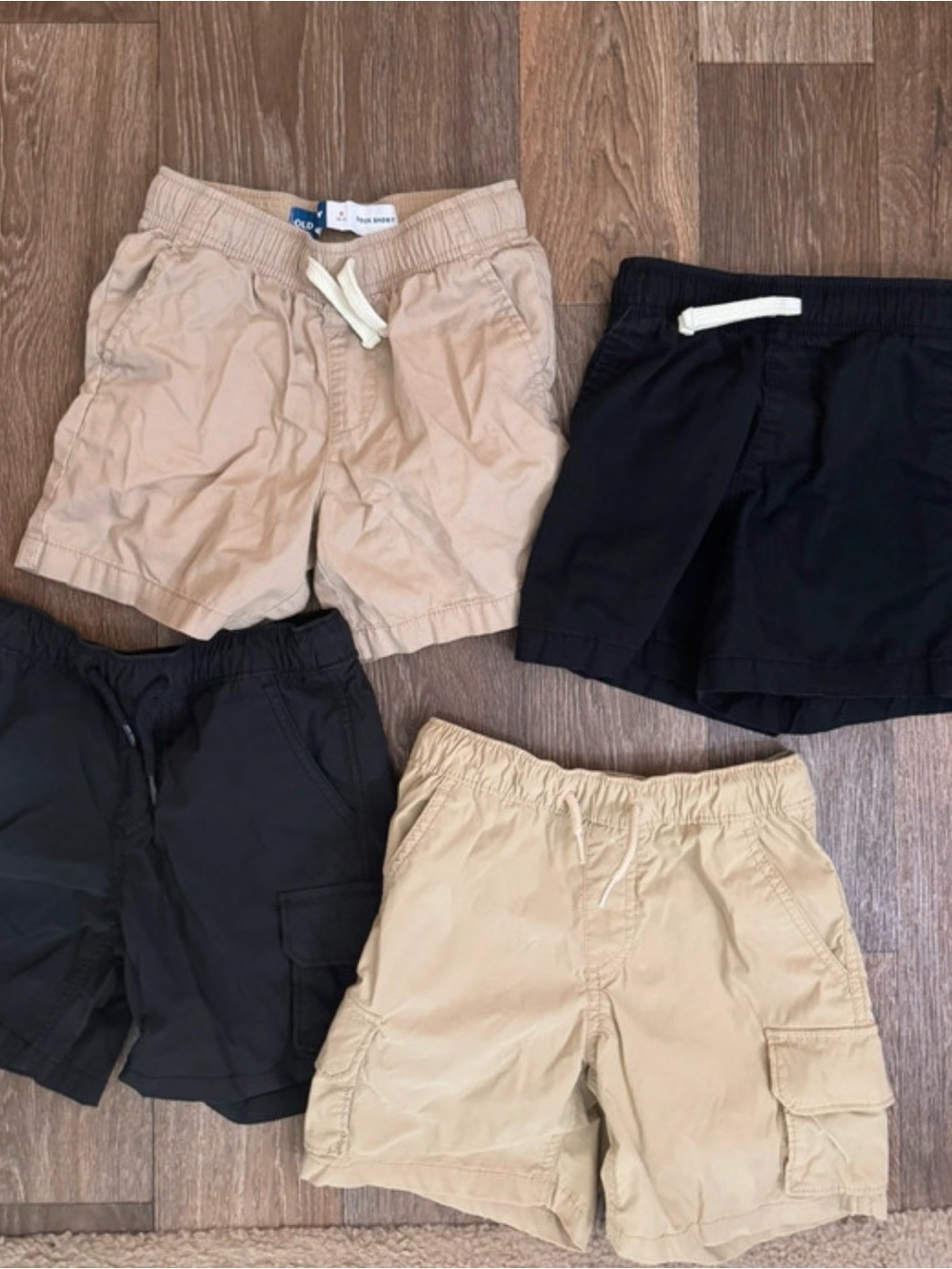 GAP and Old Navy Kids Shorts Bundle in Tan and Black